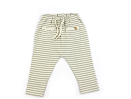 Lil Atelier moss grey stribede bukser